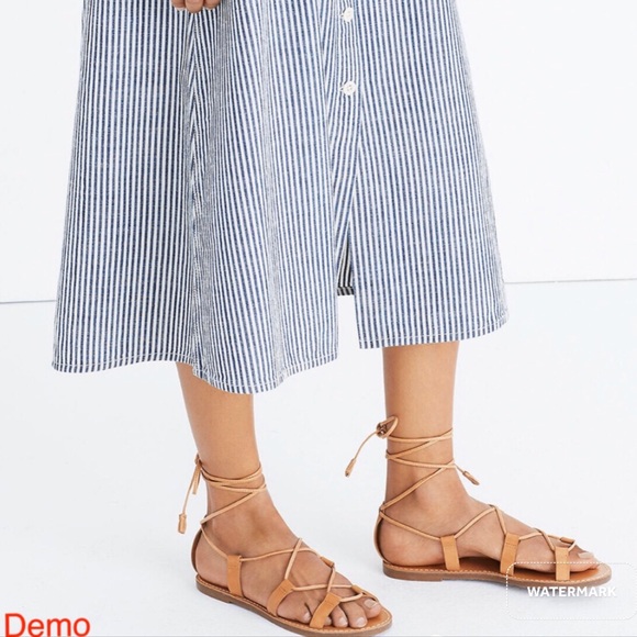 Madewell Shoes - Madewell, Lace up gladiator sandals, EUC